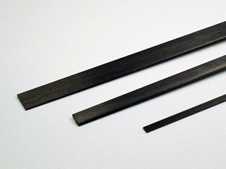 Plat en de fibre de carbone 10,0 x 2,0mm